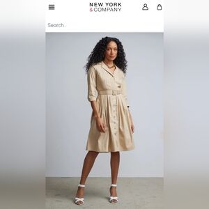 New York and company shirt dress